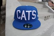 Image of blue with white cats new era 5950 