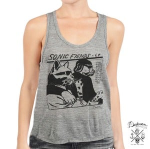 Image of Debardeur femme gris Sonic Fiends