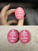 Image of 7/8" Keep Calm & Carry On Plugs!