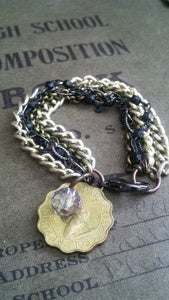 Image of Scalloped Paraguay Coin Bracelet
