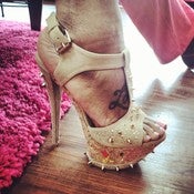 Image of Spike and Cork Heels 