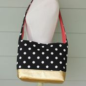 Image of mini messenger bag - gold rush