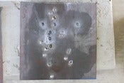 Image of .5 inch Testing plate, .308