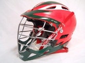 Image of Red Cascade Pro 7 with Green and White Decals