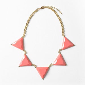 Image of Coral Triangle Bib Necklace