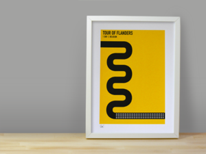 Image of TOUR OF FLANDERS SCREENPRINT
