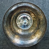 Image of medium hammered silver bowl