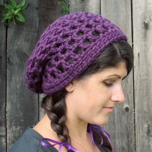 Image of CUSTOM Waffle Cone Slouchy Hat