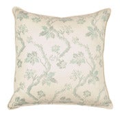 Image of Scalamandre Collection-Dunden Lodge Turquoise Pillow