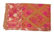Image of Vintage Textile-Pink and Gold 
