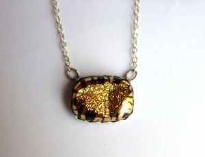 Image of Tiger Drusy Pendant
