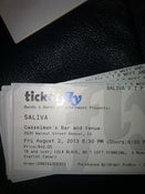 Image of Saliva VIP ticket!