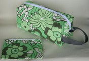 Image of Amy Butler Green Foliage Large Box Bag Set