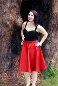 Image of Autism Awareness Red Circle Skirts - READY TO SHIP!