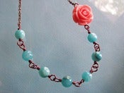 Image of Springtime Rose Necklace