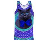Image of Crazy cat tank top