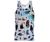 Image of Galaxy cats tank top