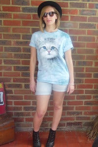 Image of Blue Eyed Kitten (Cat) Tee