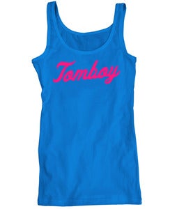 Image of TOMBOY TANK TURQUOISE
