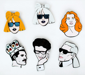 Image of Fashion people brooch