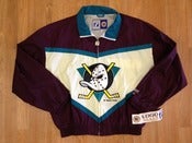 Image of Vintage Deadtock Anaheim Ducks Logo 7 Windbreaker Big Logo