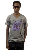 Image of wolf v-neck
