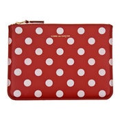 Image of Comme des Garcons | Polka Dots Printed Wallet - Red