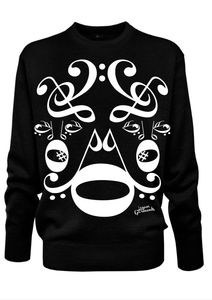 Image of LG Faces Jumper Black/Purple