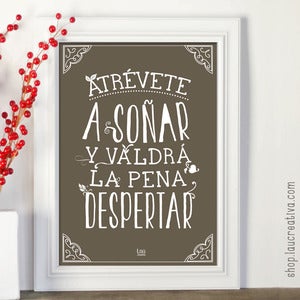 Image of Lámina ·Atrévete a soñar·