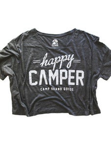 Image of HAPPY CAMPER OVERSIZE BOXY T | ASH HEATHER