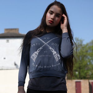Image of NO ANTIDOTE navy pullover