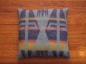Image of southwestern camp blanket pillow