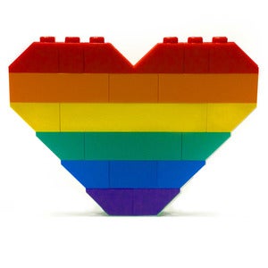 Image of ♥ Rainbow Pride Heart