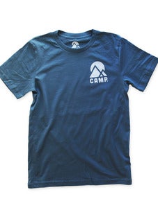 Image of THE CAMPERS TSHIRT | STEEL BLUE