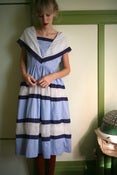 Image of 40s/50s Sailor Inspired Dress - S 