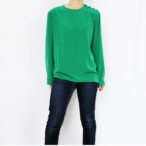Image of Blouse verte