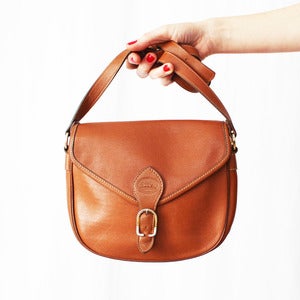 Image of Sac Longchamp marron caramel