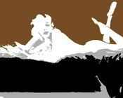 Image of marilyn monroe canvas painting