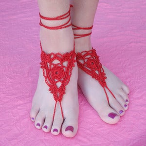 Image of CUSTOM Goddess Barefoot Sandals