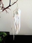 Image of Spiked Chinchilla Blue Ear Cuff
