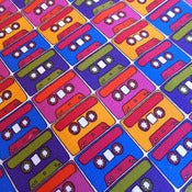 Image of Mixtape Fabric by Curly Pops