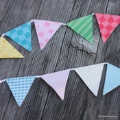 Image of ** Cirque ** Fanions guirlande pour gâteaux