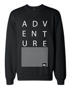 Image of ADVENTURE Black Crew Neck Sweater
