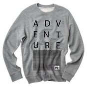 Image of ADVENTURE Grey Crew Neck Sweater