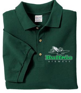 Image of Formal Buffalo Golf Shirt - Green