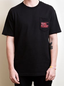 Image of Young & Retarded Pocket Tee (Black)