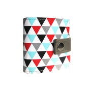 Image of GeoTriangle Pattern) Bifold Wallet With Snap (Plus Zipper)