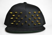 Image of Gold Clouté Snapback