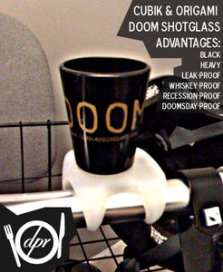 Image of Slept in on Doomsday (Download Card + Black C&O Shotglass)