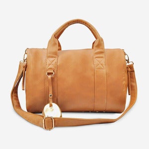 Image of Cognac Studded Purse
